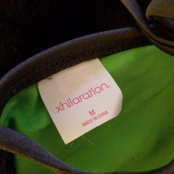 Y2K Neon Green and Gray Bikini - Picture 5 of 6